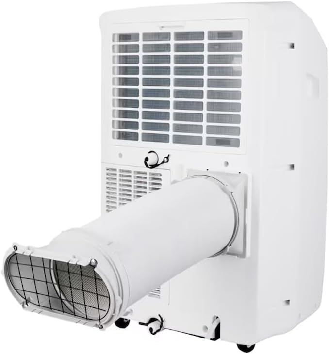 Hisense 7000-BTU DOE (115-Volt) White Vented Wi-Fi enabled Portable Air Conditioner 3 modes (Cooling, Fan, Dehumidifier), Remote, Noise level 49 dB, Cools 300-sq ft - AP0722CW1W (Renewed)