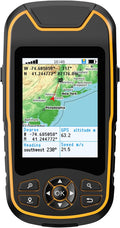 Handheld GPS for Hiking, Rugged and Waterproof Handheld GPS Navigator, 3.2" Sunlight Readable Screen, Compact Satellite Handheld GPS with USA Topo Map, Multi-GNSS Support, Extra Battery Life