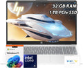 HP Pavilion 15.6" FHD Laptop | 32GB RAM • 1TB PCIe SSD | Intel Core i5-1235U (10 Core) Processor | Copilot & AI Ready | Bluetooth | HDMI | Wi-Fi 6 | Windows 11 | WOWPC Recovery USB