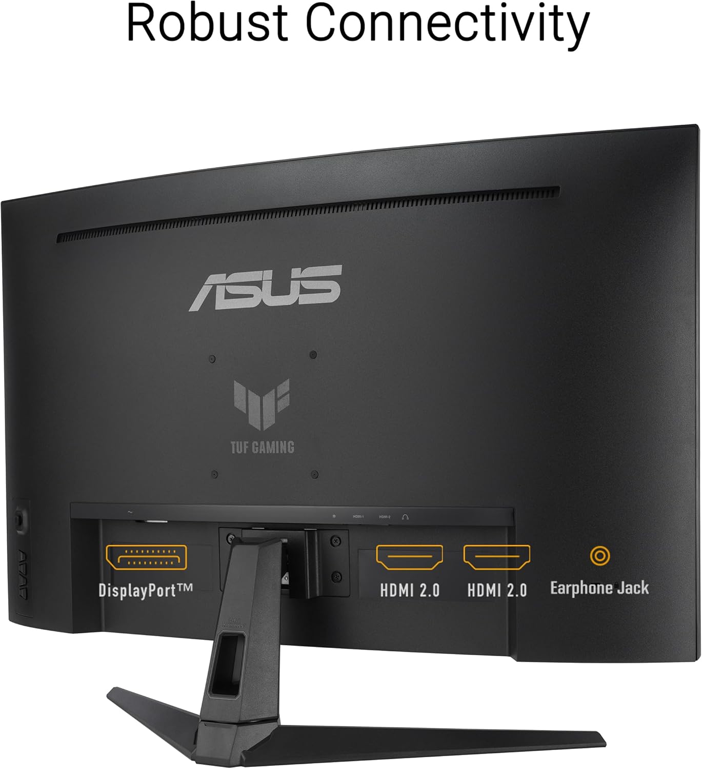 ASUS TUF Gaming Series 5 32” 1080P Curved Monitor (VG32VQM5AZ) - Full HD, 1500R, 240Hz, 0.5ms, Extreme Low Motion Blur Sync, FreeSync Premium, 120% sRGB, DisplayWidget, 3 yr Warranty