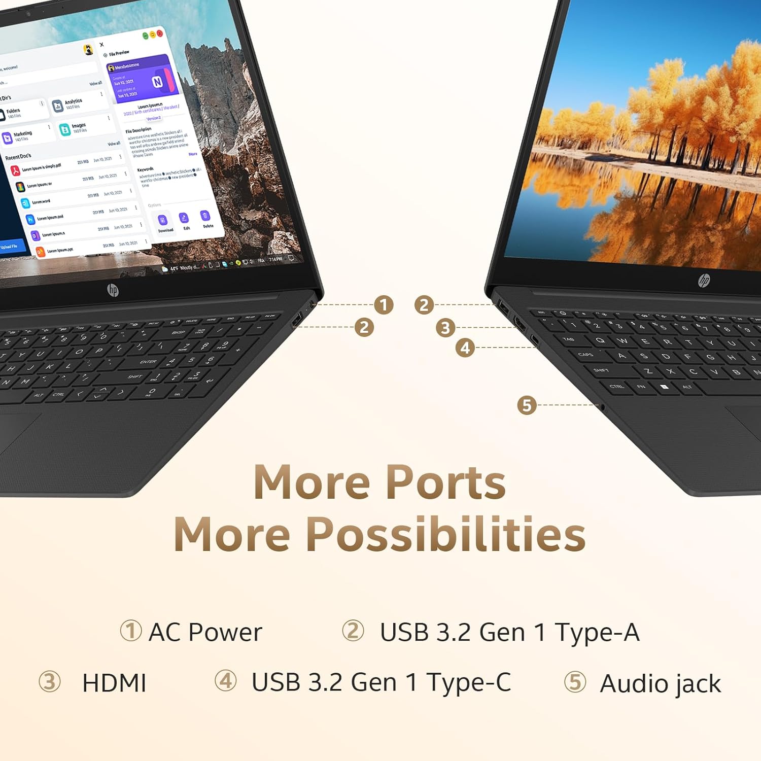 HP Flagship Business Laptop, 15.6" FHD IPS Display, AMD Ryzen 7 7730U, 20GB RAM, 512GB PCle SSD, Windows 11 Pro, Copilot AI, WiFi 6, Bluetooth, Numeric Keyboard, with Patented Accessories, Black