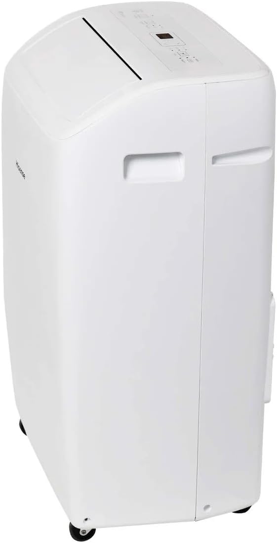 Hisense 8,000 BTU Portable Air Conditioner with Dual Hose & Inverter, 350 Sq Ft, Wi-Fi, ConnectLife App Google and Alexa, 3 operating modes, Noise 42 dB(A) - HAP0824TWD (Renewed), White