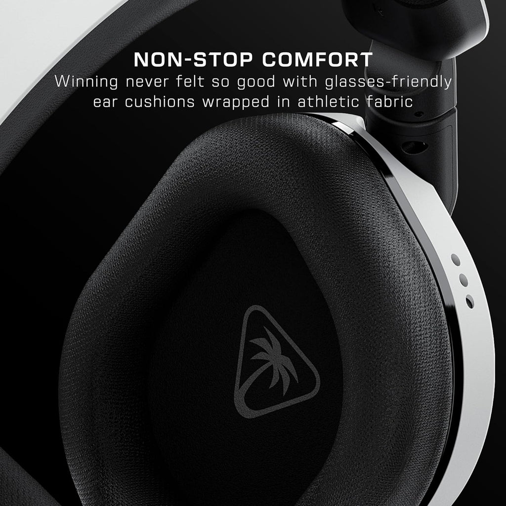 Turtle Beach Stealth 600 Wireless Multiplatform Amplified Gaming Headset for Xbox Series X|S, Xbox One, PC, PS5, PS4, & Mobile – Bluetooth, 80-Hr Battery, Noise-Cancelling Mic – White