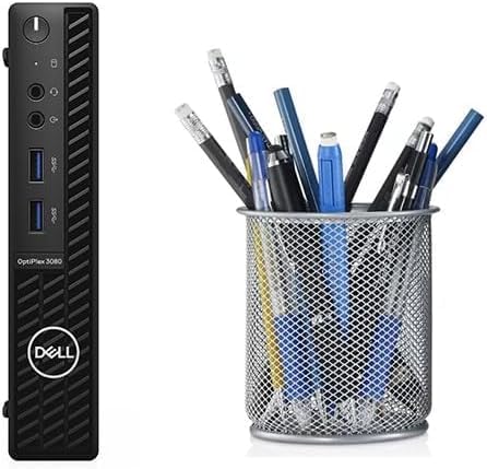 Dell OptiPlex 3080 Micro PC | Intel Core i5-10500T | 16GB RAM | 512GB SSD | Windows 11 Pro | Wi-Fi+ BT | Mini Desktop Computer (Renewed) (16GB RAM + 512GB SSD)