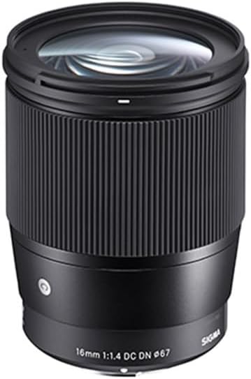 Sigma 16mm f/1.4 DC DN Contemporary Lens for Sony E (402965) Black