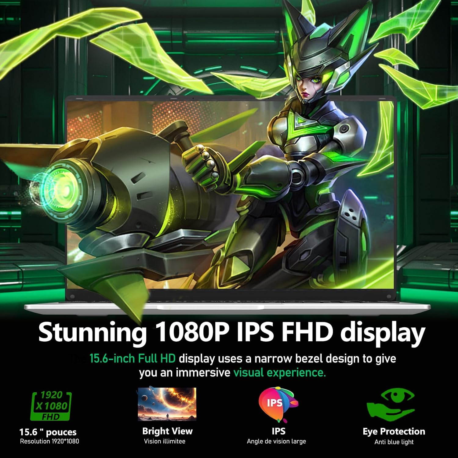 15.6" Laptop Computer DDR4 8GB RAM 256GB SSD,traditional laptop computers with N4000 (Up to 2.60 GH) 15.6 Inch FHD Display 1920*1080,Lightweight Lap top-For Students/Commuters/Business Professionals