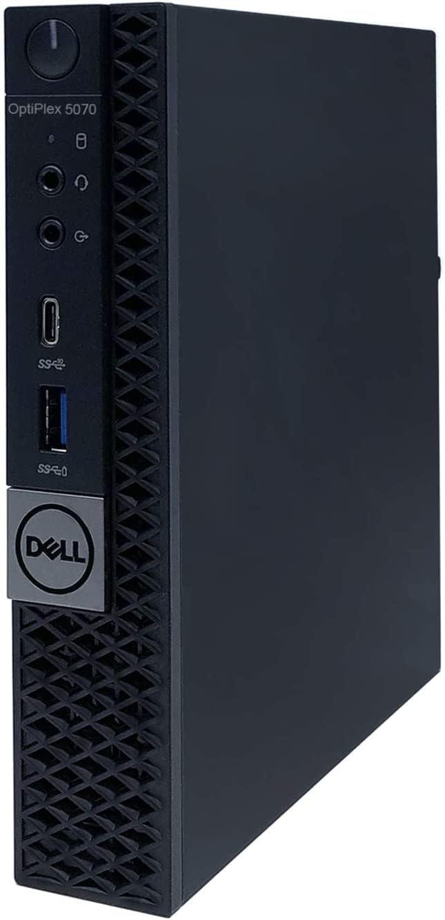 Dell Optiplex 5070 Micro Desktop PC Intel i5-9500T, 32GB DDR4 New 512GB M.2 NVMe SSD, WiFi BT HDMI New KB & Mouse Windows 11 Pro (Renewed)