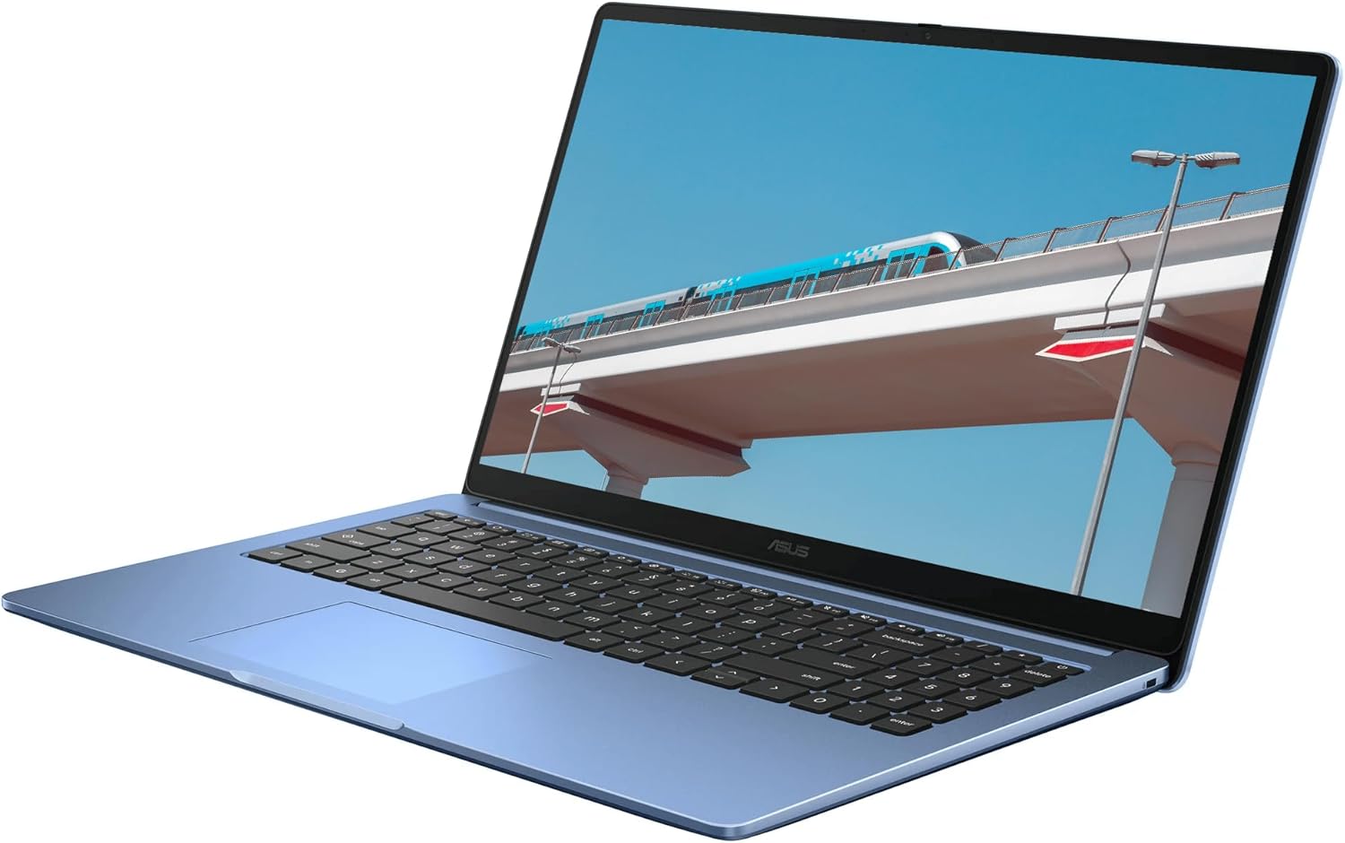 ASUS 15.6" FHD IPS Chromebook Plus, Intel Celeron Processor Up to 2.79GHz, 4GB Ram, 128GB SSD, HDMI, Ultra-Fast WiFi 6, Chrome OS, Star Blue, Renewed