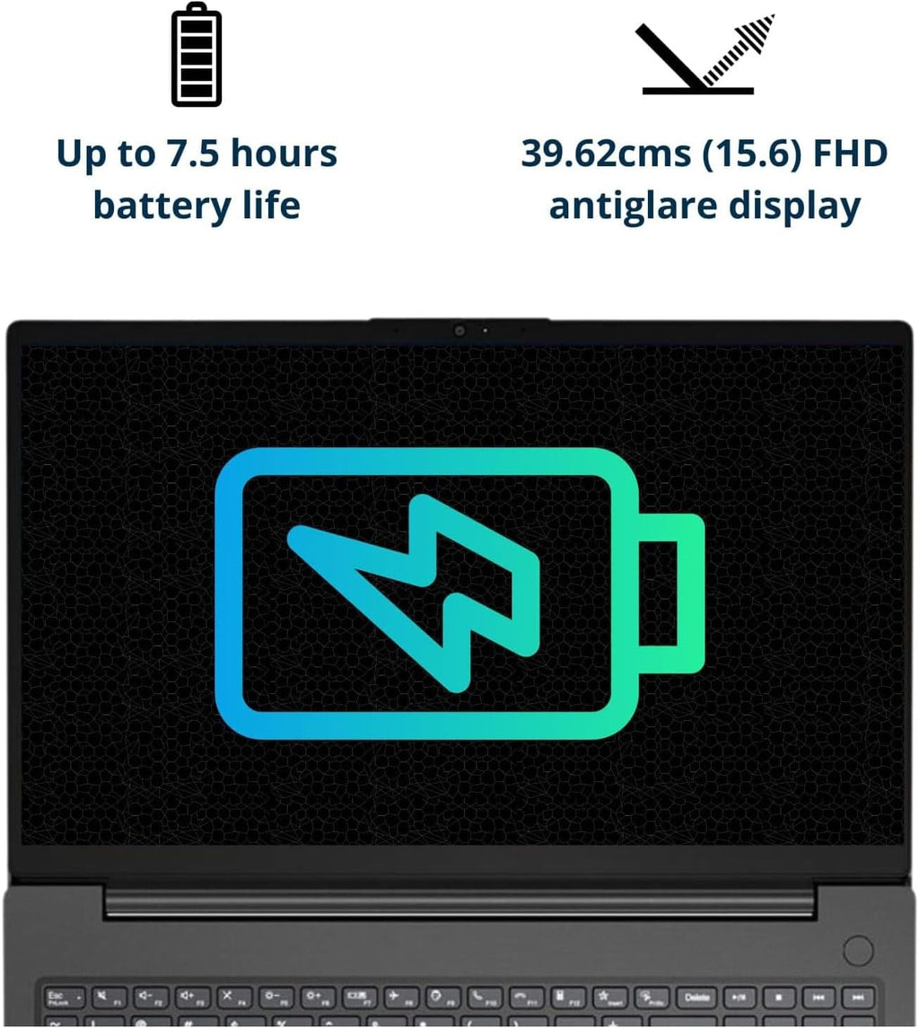 Lenovo V15 Laptop, 15.6" FHD Display, AMD Ryzen 5 5500U Hexa-core Processor (Beat Intel i7-1065G7), 16GB RAM, 512GB SSD, HDMI, RJ45, Numeric Keypad, Wi-Fi, Windows 11 Pro, Black