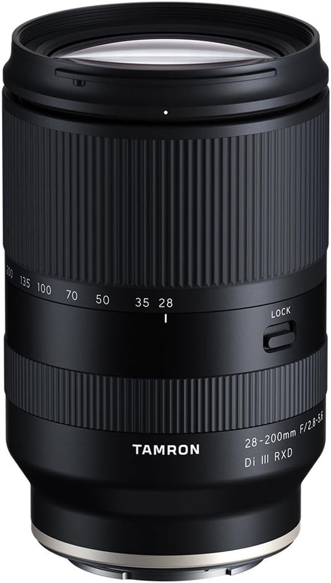 Tamron 28-200 F/2.8-5.6 Di III RXD All-in-One Lens for Sony Mirrorless Full Frame/APS-C E-Mount, Model Number: AFA071S700, Black