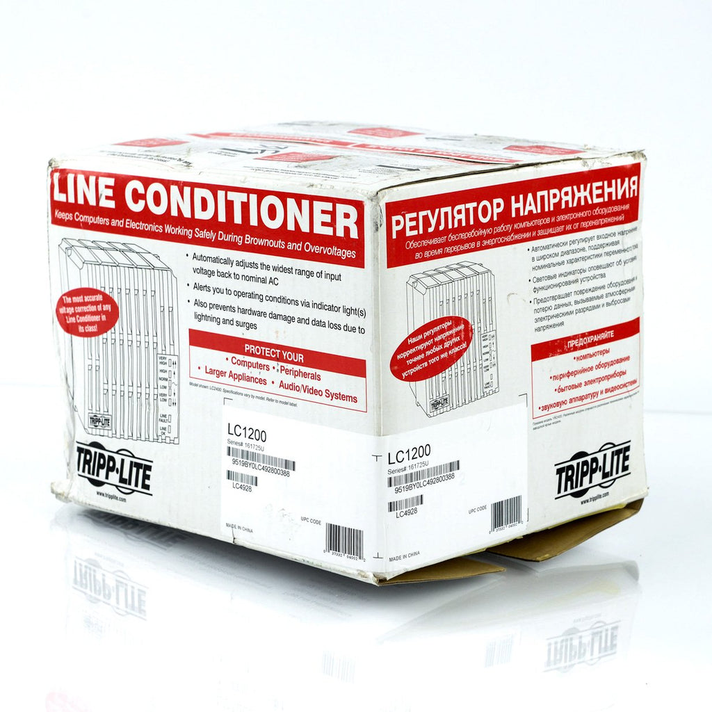 Tripp-Lite LC-1200 1200W Line Conditioner with 120V Isobar Protection, 4 Outlets