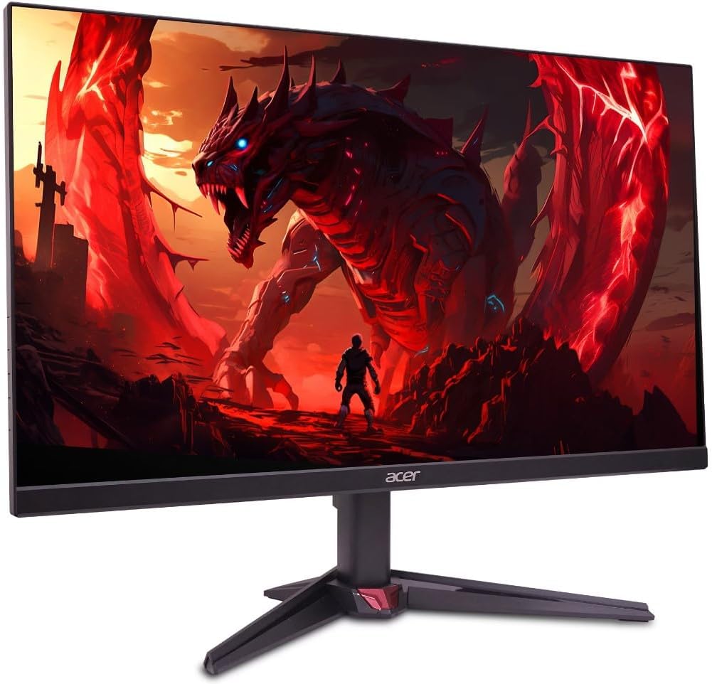 Acer Nitro 27" FHD IPS ZeroFrame Design Gaming Monitor Up to 200Hz, Up to 0.5ms, AMD FreeSync Premium, DisplayHDR10, sRGB 99%, VESA Mount, Displayport, HDMI & USB Hub, Black VG270X | UM.HV0AA.101
