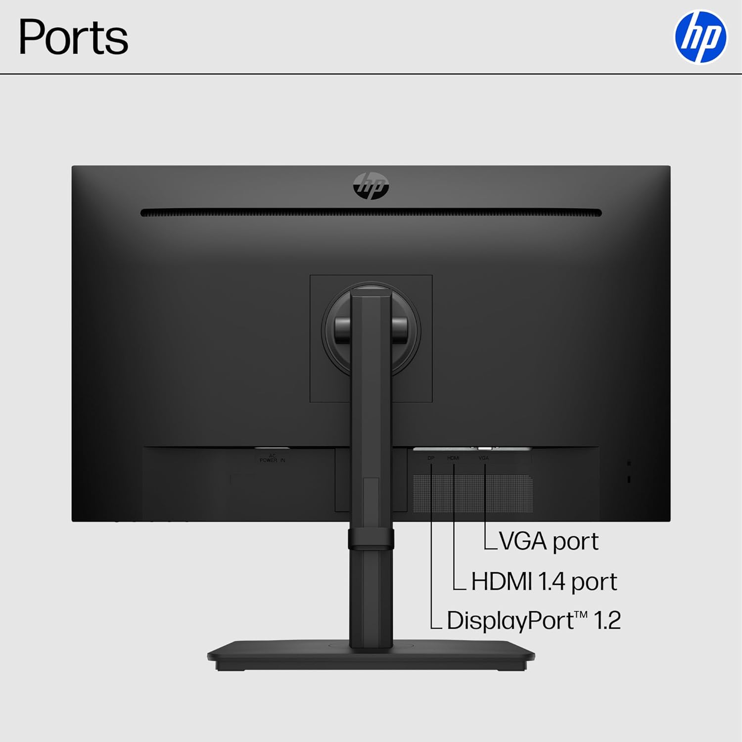 HP Series 3 27 inch FHD Monitor, Full HD Display (1920 x 1080), IPS Panel, 1300:1 Contrast Ratio, 250 Nits, Eye Ease with Eyesafe Certification, Black, 327se (2025)