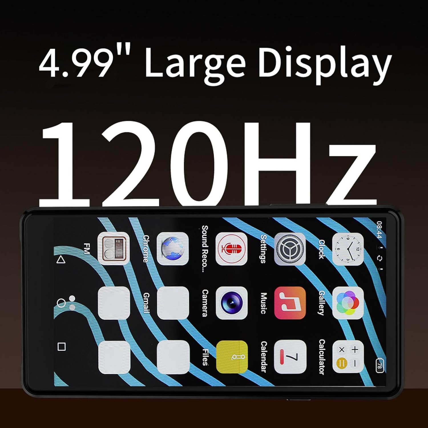Generic 64G MP3 Player with Bluetooth and WiFi, 4.99" HD MP4 Player with 16MP Camera, Parental Manager App, Supports Up to 128GB, Portable Music Player for Teenager