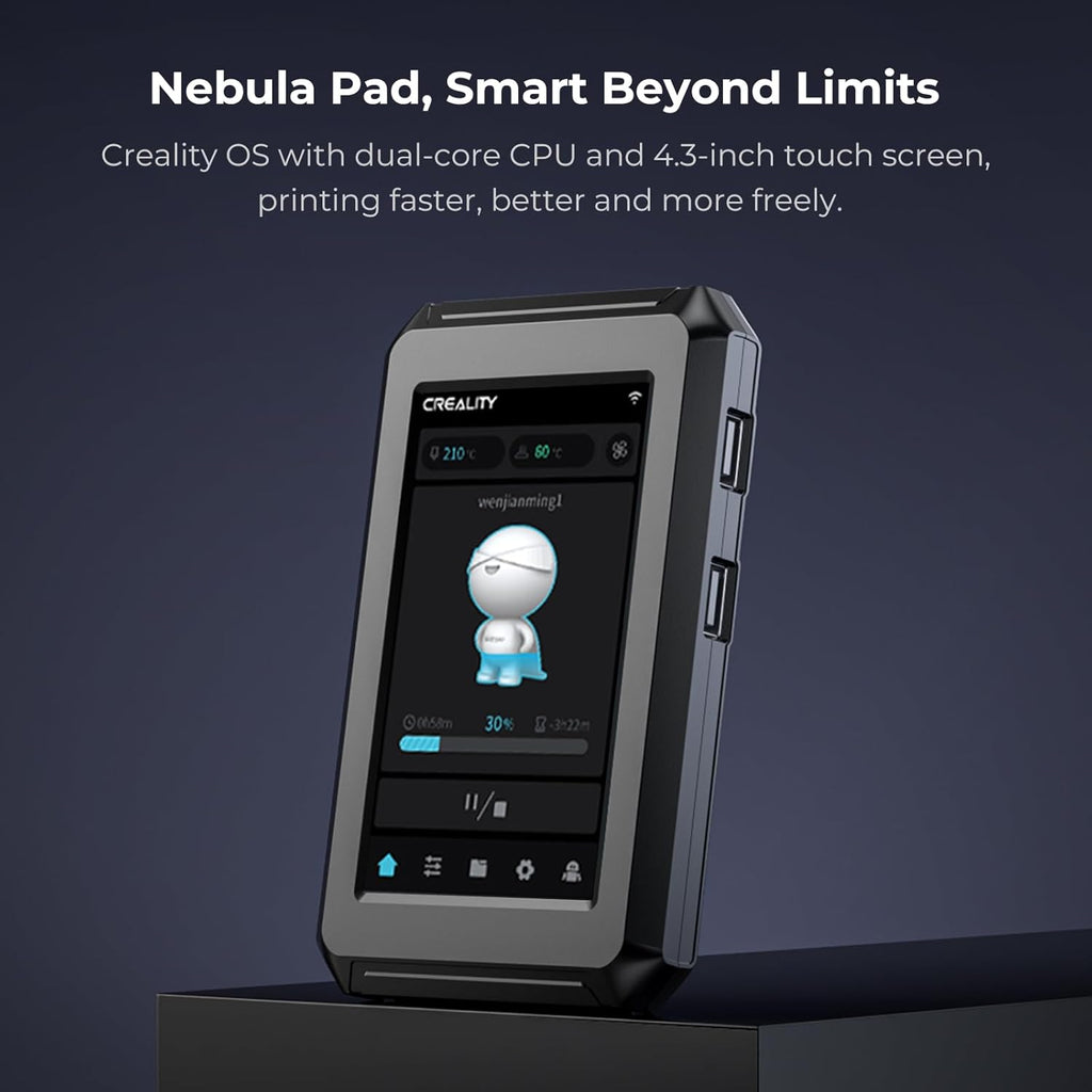 Creality Nebula Smart Kit, High-Speed Printing Nebula Pad with Nebula 3D Printer Camera 4.3 inch Touch Screen Remote Monitoring Time-Lapse Photography for Ender 3 V3 SE/Ender 3/Ender 3 Max Neo/V2/S1