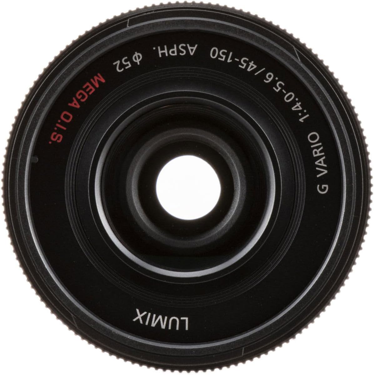 Panasonic LUMIX G VARIO 45-150mm F4.0-5.6 ASPH Mirrorless Camera Lens with Optical Stabilizer, Micro Four Thirds Mount, H-FS45150AK (USA Black)