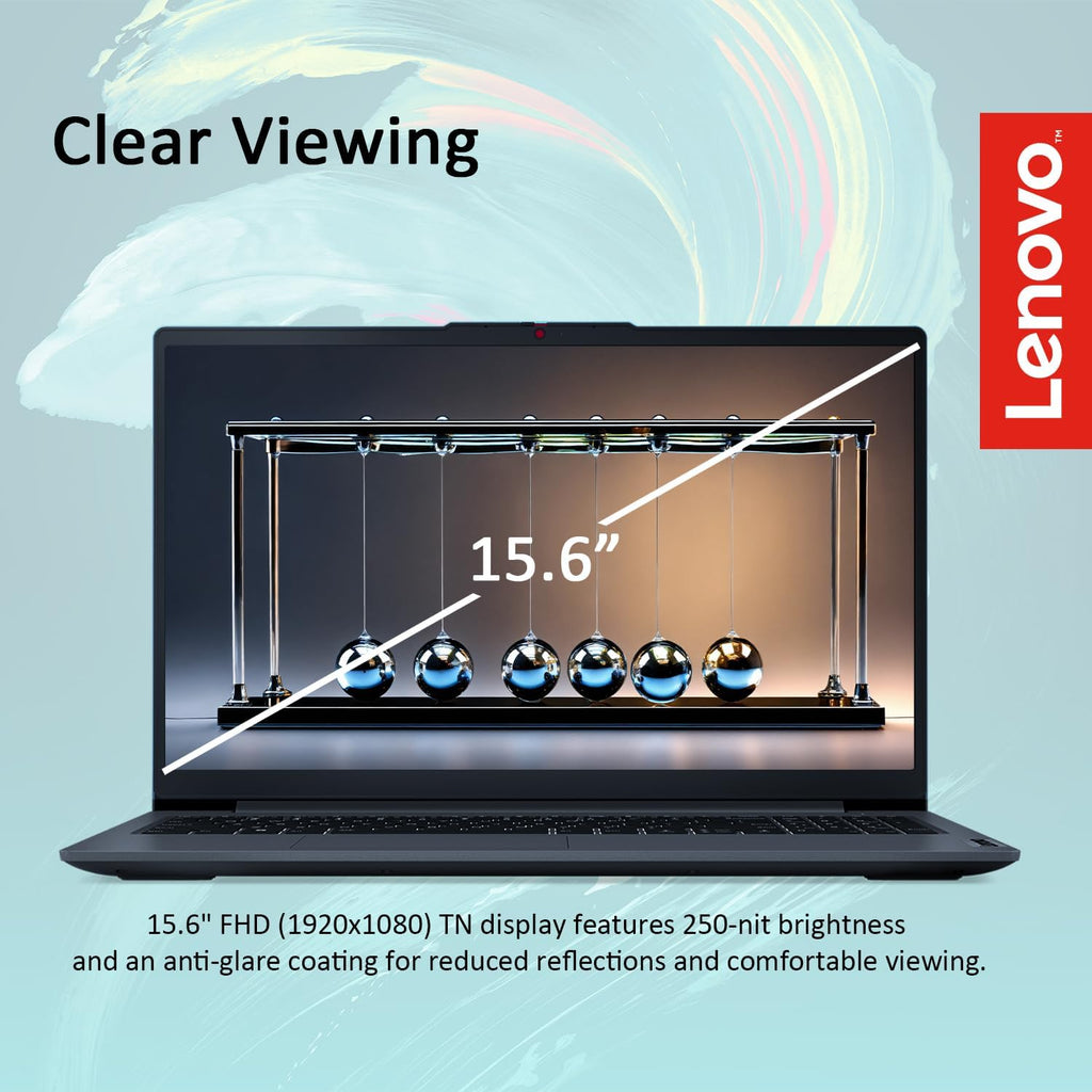 Lenovo IdeaPad Business Laptop, 15.6" FHD Touchscreen Display, Intel 13th 10-Core i5 CPU (Up to 4.6 GHz), 16GB RAM, 1TB SSD, Copilot AI Ready, Wi-Fi 6, Windows 11 Pro with Microsoft Office, WOWPC USB