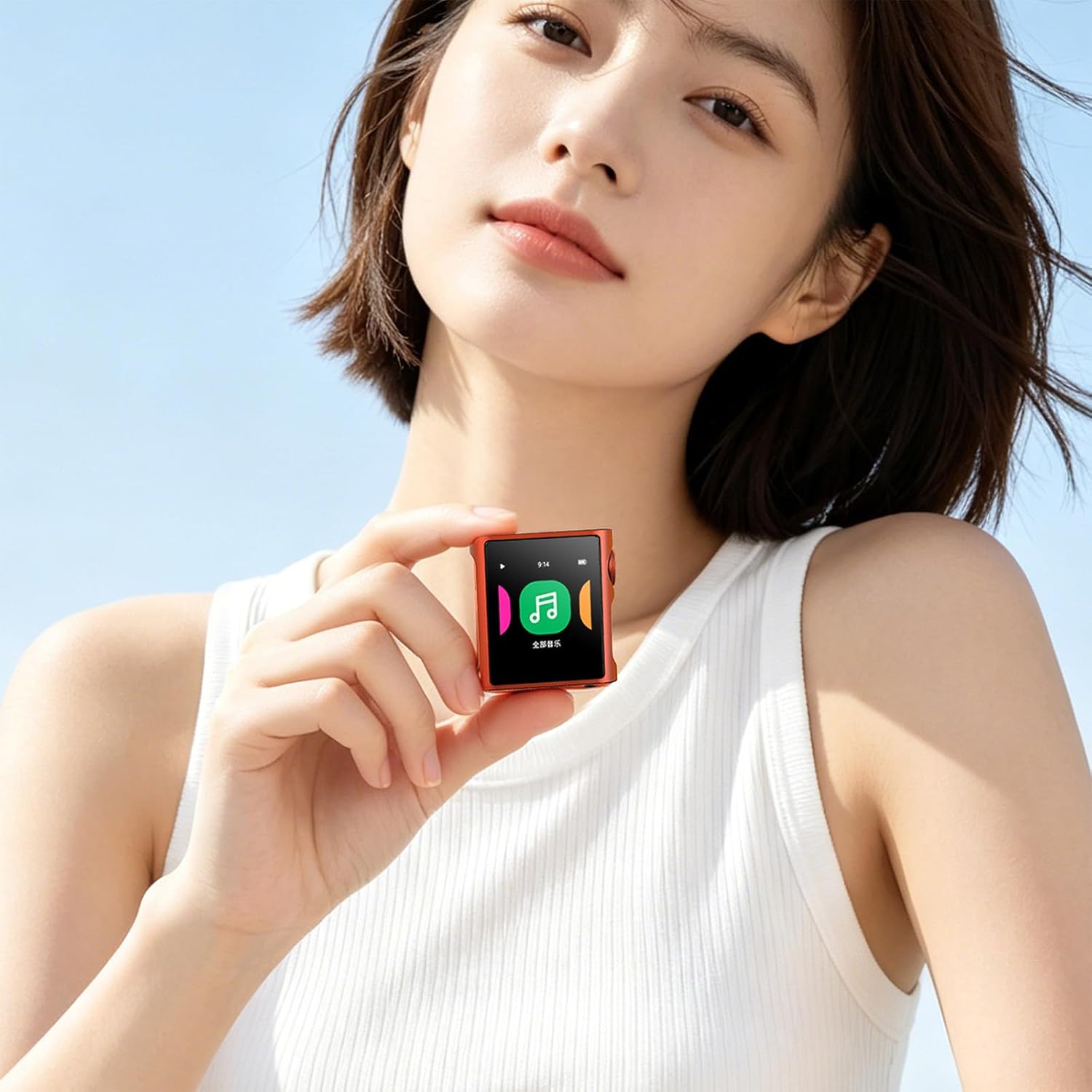 SHANLING M0 Pura Hi-Res MP3 Music Player with Bluetooth 5.0,Portable Digital Audio Player DAP Player, 2X CS43131 DAC,APP Control,LDAC/SBC/AAC,3.5mm/Type-C Jack,384kHz /32bit,250mW@32Ω,MTouch OS, Black