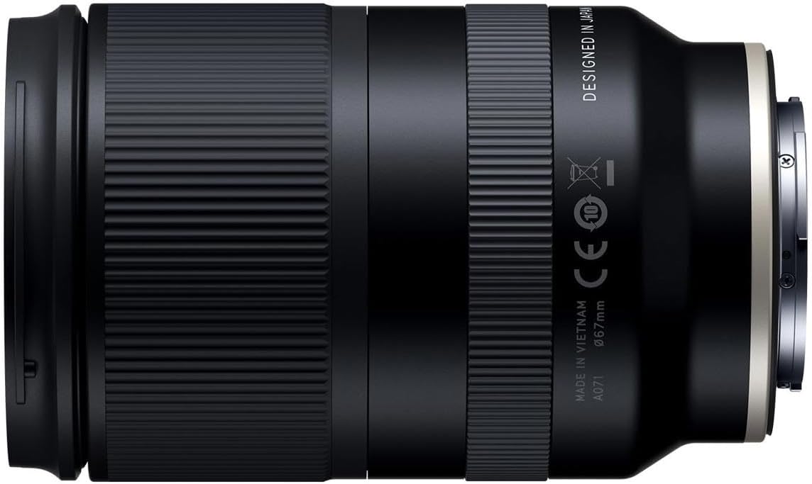 Tamron 28-200 F/2.8-5.6 Di III RXD All-in-One Lens for Sony Mirrorless Full Frame/APS-C E-Mount, Model Number: AFA071S700, Black