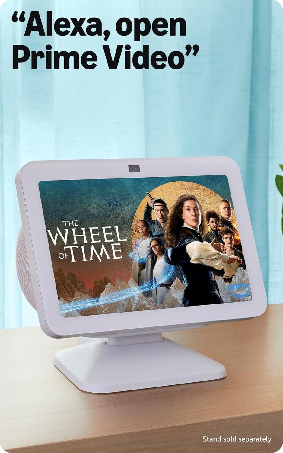 Amazon Echo Show 8, With Spatial Audio, Smart Home Hub, ideal for open living spaces, Designed for Alexa+, Glacier White