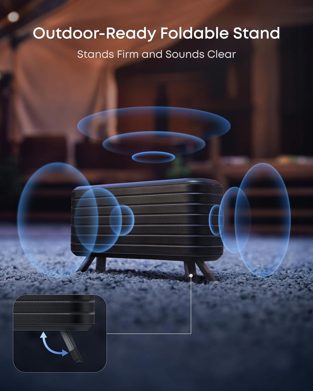 NEBULA Wireless Satellite Speaker (2-Pack), Wi-Fi Speaker, IP54 Waterproof and Dustproof, 8H Playtime, 160W Surround Sound, Dolby Audio, Wireless Setup, Outdoor Use, Compatible X1 Only