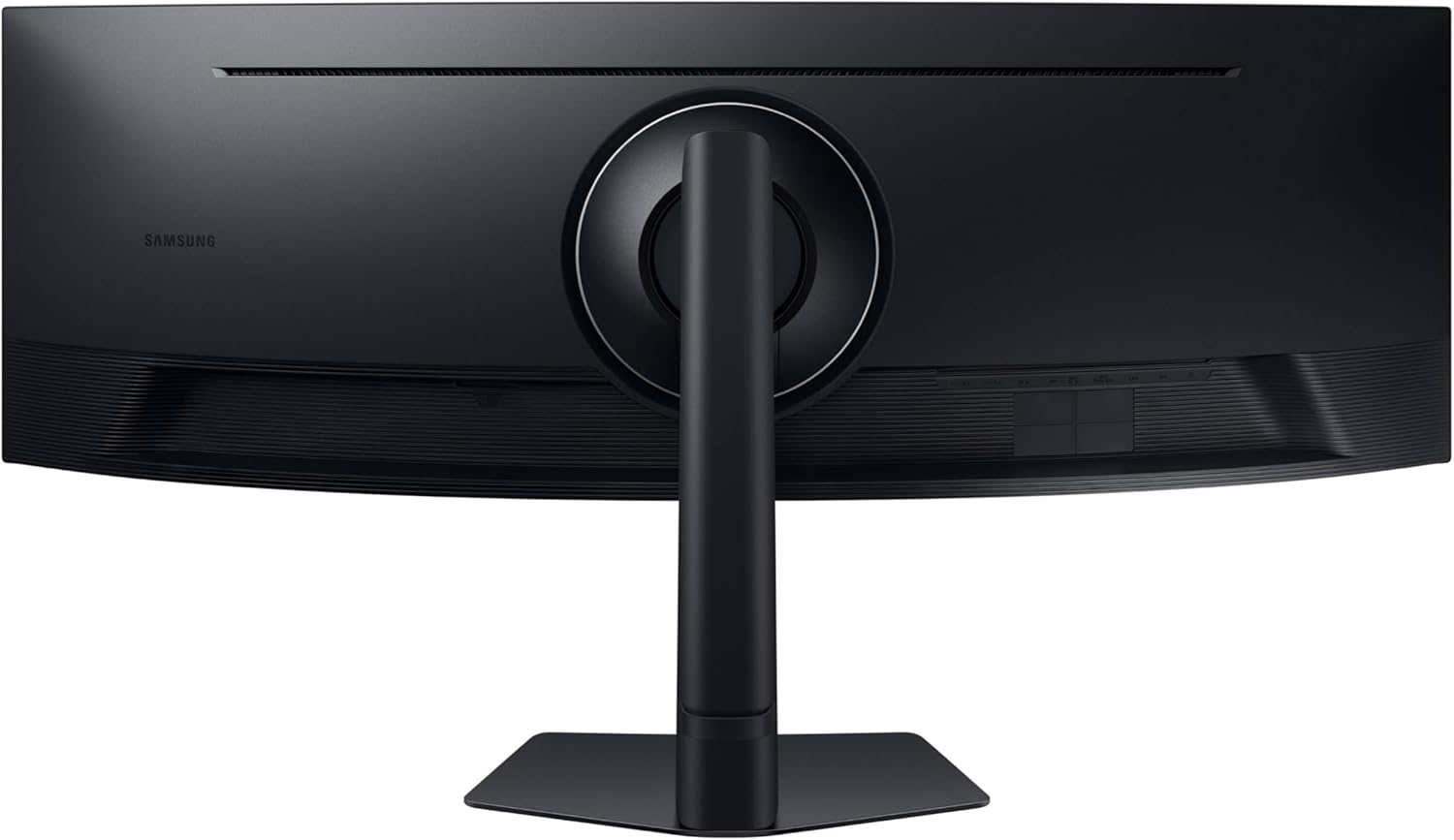 Samsung 49” Business Curved Ultrawide Dual QHD Computer Monitor, USB-C, DisplayPort, HDMI, 120Hz, VESA DisplayHDR 400, Built-in Speakers, Height Adjustable Stand, Eye Care, LS49C954UANXZA, 2024