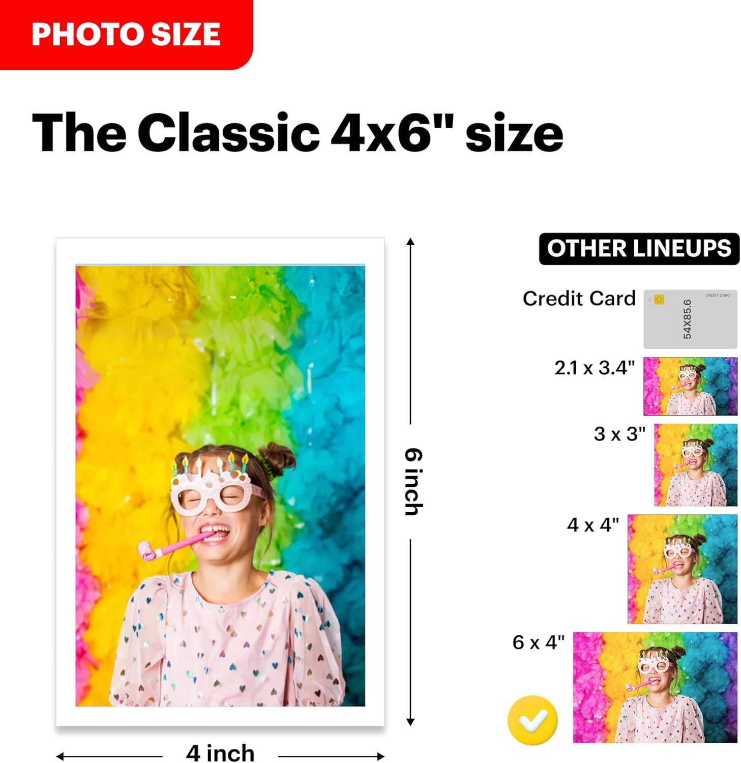 KODAK Dock Era 4x6'' Desktop Photo Printer, 50 Sheets, Docking & Bluetooth Smartphone Printer for iPhone & Android, Instant Color Prints, 4PASS Dye Sublimation