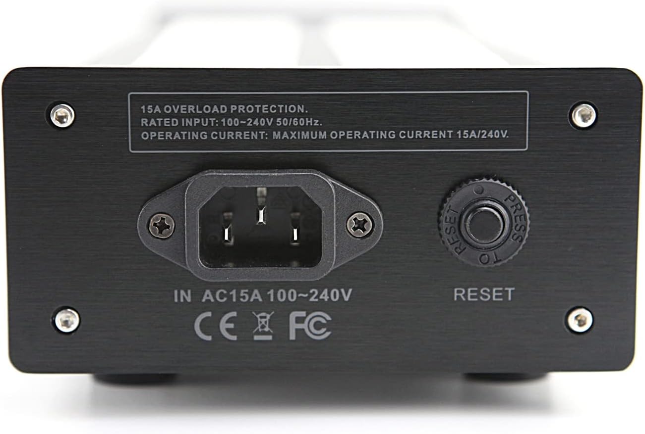 WAudio AC Noise Power Filter - Line Conditioner Power Purifier Surge Protector with Universal Outlets