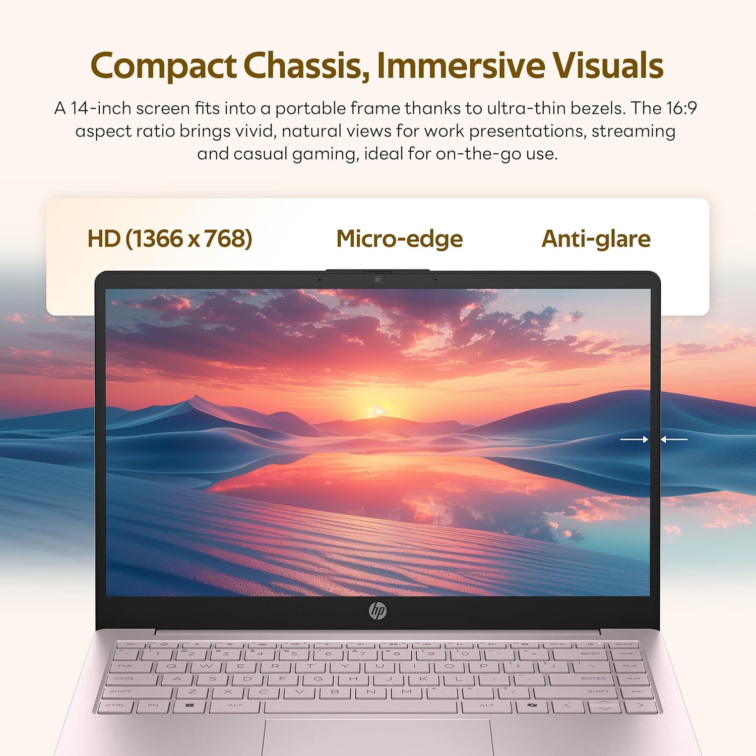 HP 2026 Ultrabook Laptop for Students & Home, Microsoft Office 365 with Copliot AI, 8GB RAM, 256GB SSD + 128GB eMMC Storage, Quad-Cores Intel Processor, Windows 11, Lightweight, Long battery life