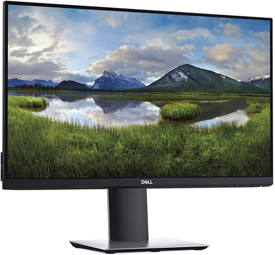 Dell P2419H 24 Inch LED-Backlit, Anti-Glare, 3H Hard Coating IPS Monitor - (8 ms Response, FHD 1920 x 1080 at 60Hz, 1000:1 Contrast, with ComfortView DisplayPort, VGA, HDMI and USB), Black