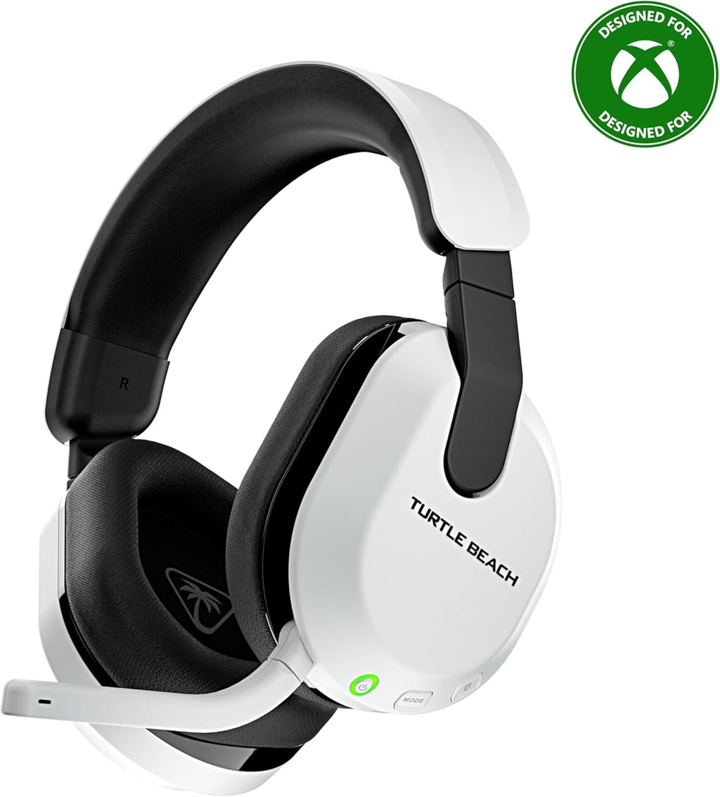 Turtle Beach Stealth 600 Wireless Multiplatform Amplified Gaming Headset for Xbox Series X|S, Xbox One, PC, PS5, PS4, & Mobile – Bluetooth, 80-Hr Battery, Noise-Cancelling Mic – White