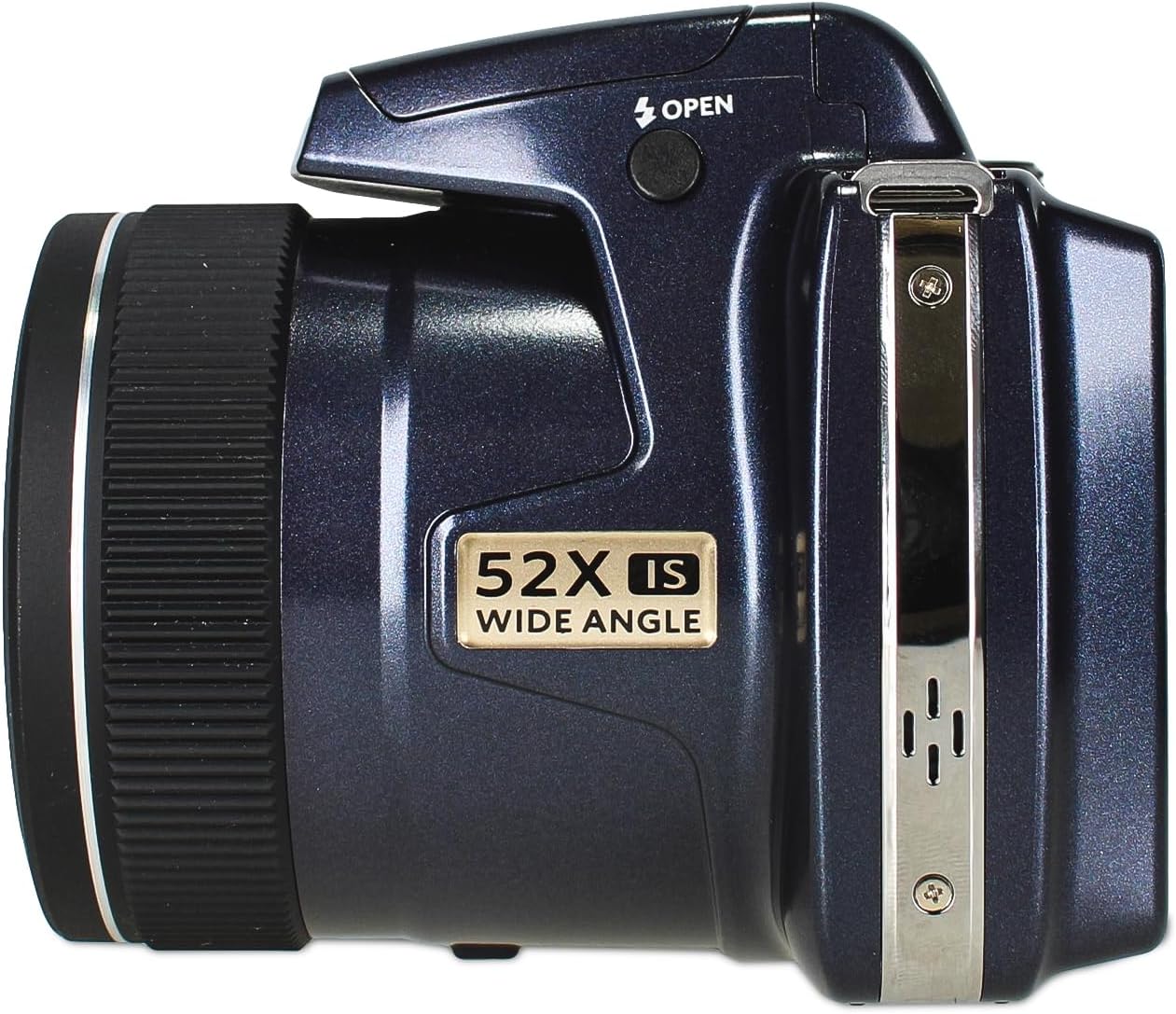 Kodak PIXPRO AZ528 Digital Camera (Blue) | 16MP Sensor, 52x Optical Zoom, 24mm Wide-Angle Lens, Optical is & Wi-Fi Connectivity | Great for Travel & Family Photos (AZ528MB) + 32GB Card + Bag + Cloth
