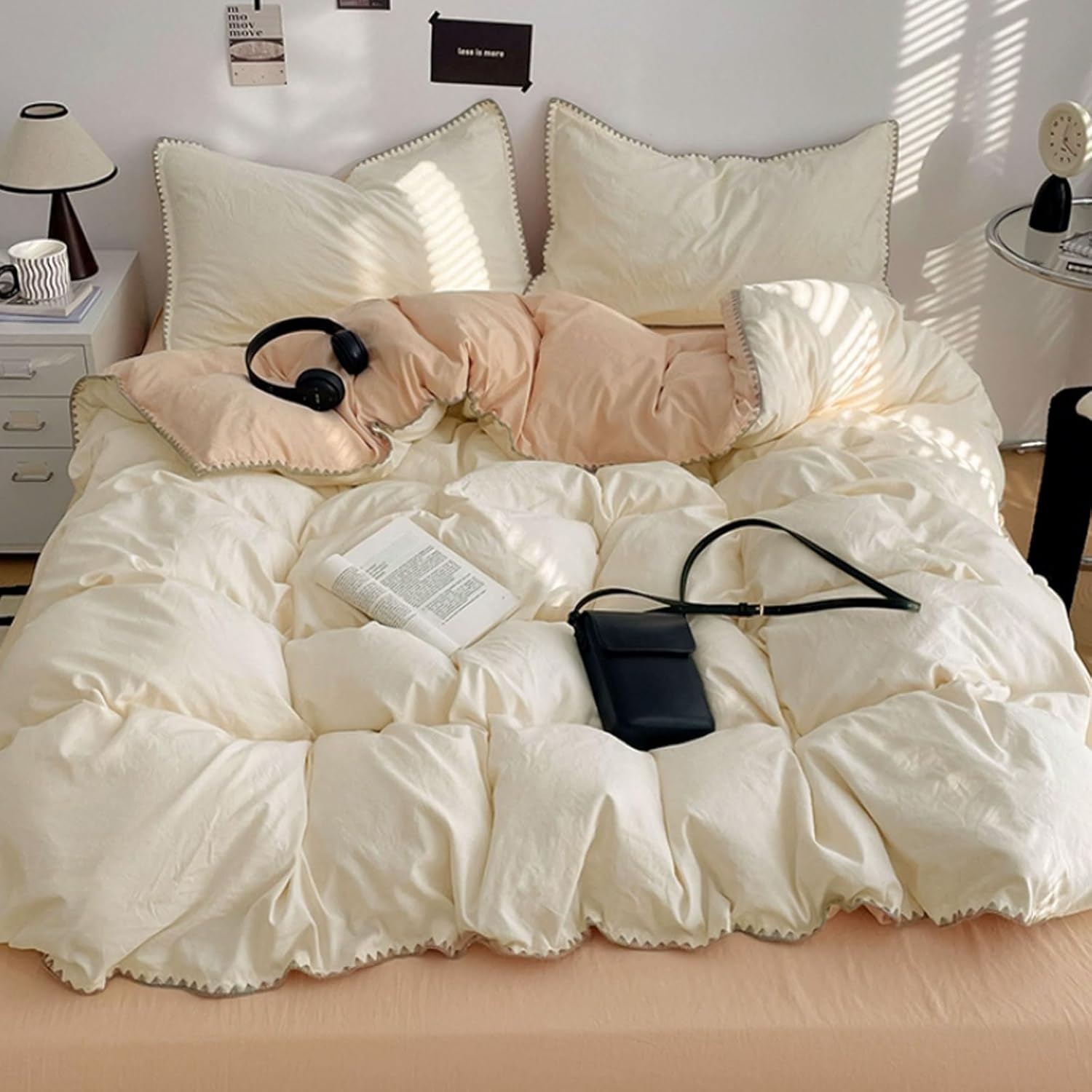 Skin-Friendly Cotton Bedding Sets Washable Bedding Sets Dormitory Home Bedding Sets Multi-Purpose Bedding Sets Reusable Bedding Sets Breathable