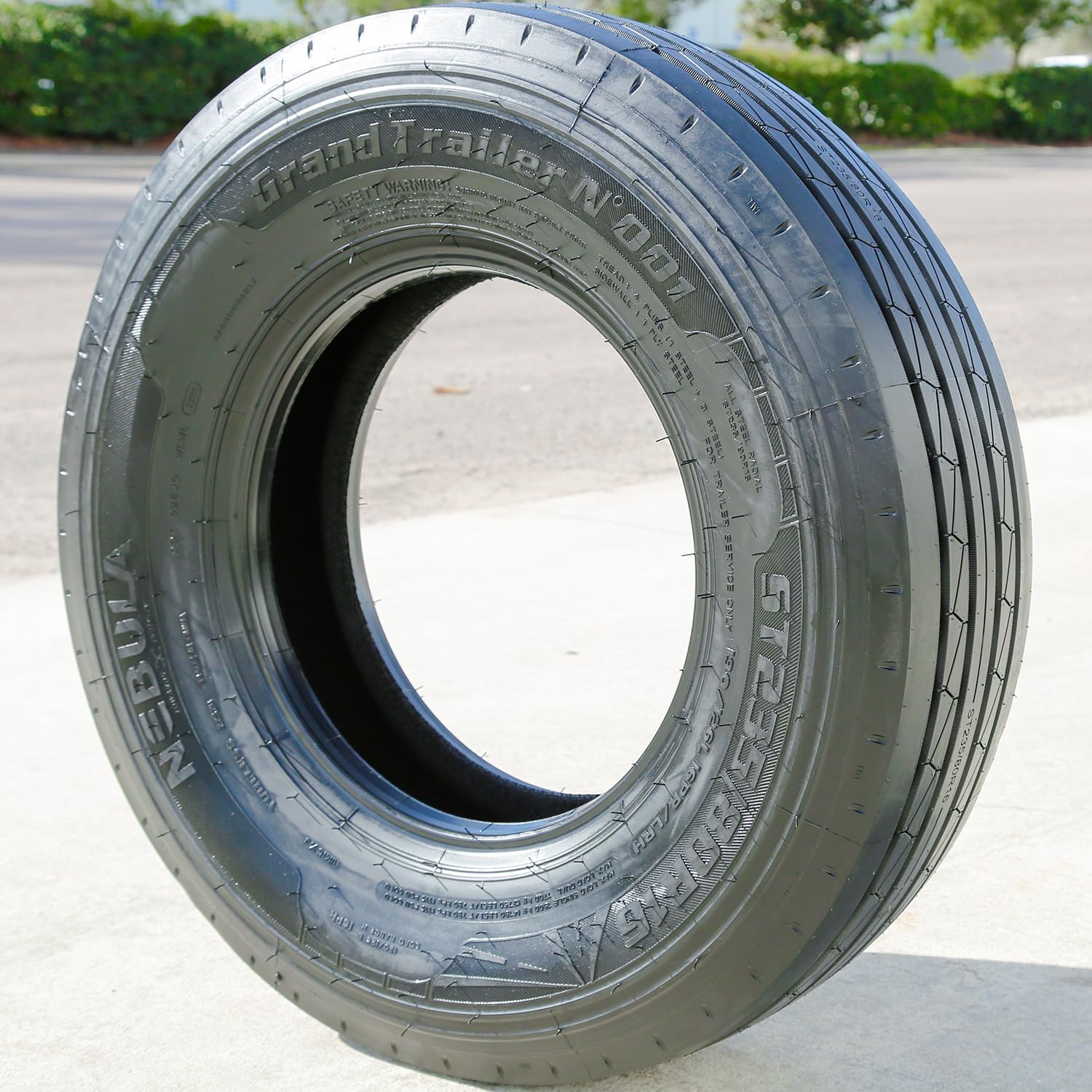 Nebula Grand Trailer-N' 001 All Steel Heavy Duty Premium Trailer Radial Tire-ST235/80R16 235/80/16 235/80-16 130/126L Load Range H LRH 16-Ply BSW Black Side Wall