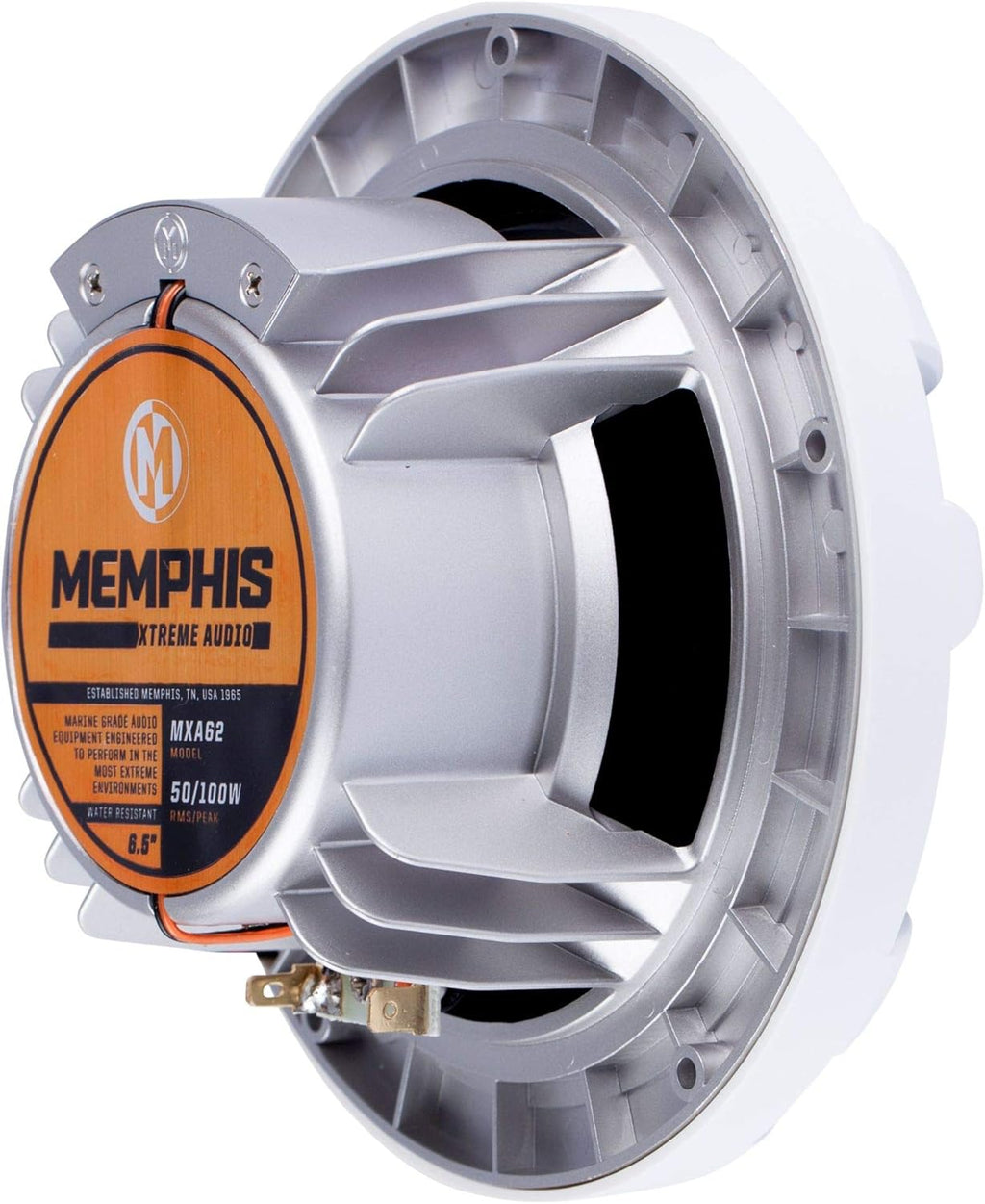Memphis MXA60L MXA 6.5" Marine Grade Coaxial Speakers w/RGB LED - Pair