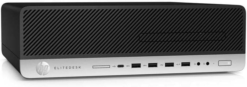 HP EliteDesk 800 G3 SFF Desktop PC Computer, Intel Core i5-6500T, 8 GB RAM, 256 GB SSD, Displayport, Wi-Fi, Keyboard and Mouse, Windows 11 Pro (Renewed)