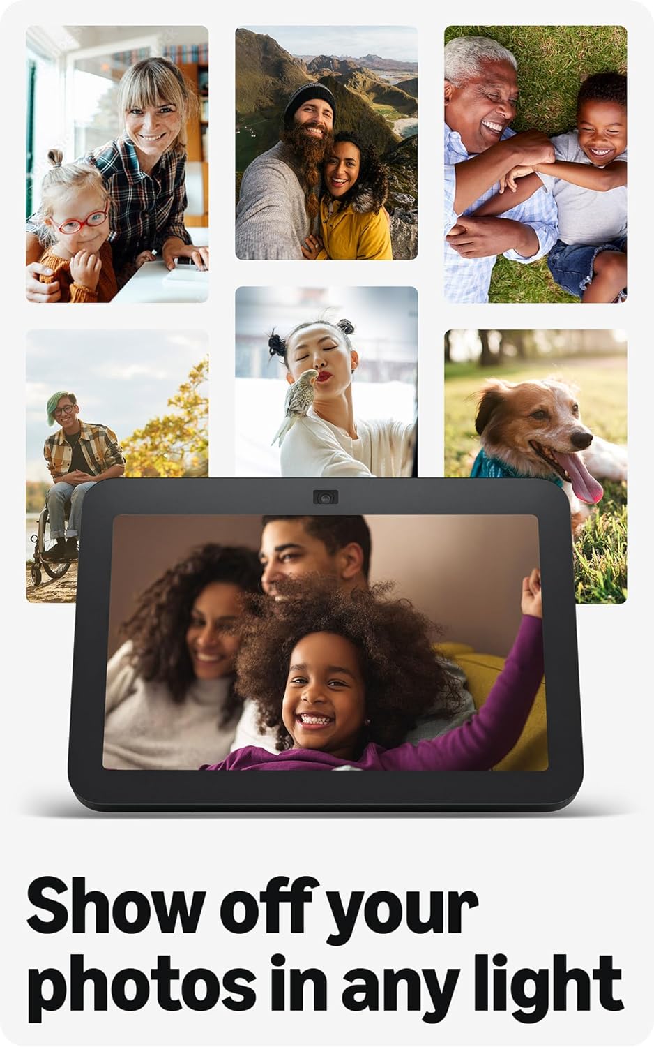 Amazon Echo Show 8, With Spatial Audio, Smart Home Hub, ideal for open living spaces, Designed for Alexa+, Glacier White