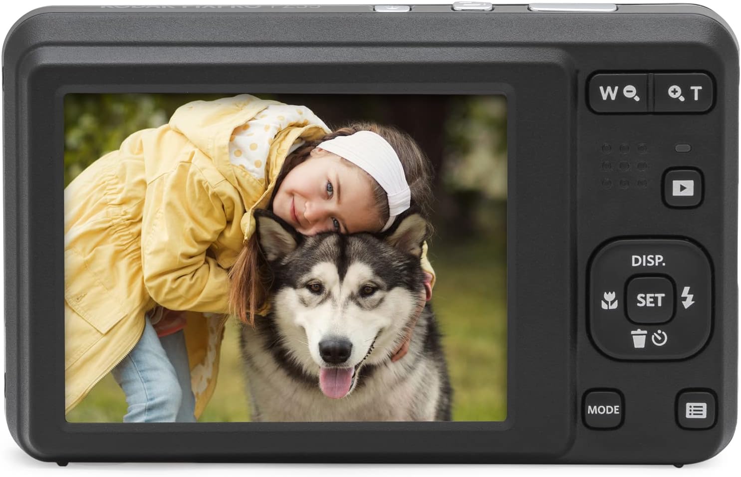 Kodak PIXPRO FZ55 Digital Camera, Blue Bundle with Lexar 32GB High-Performance 800x UHS-I SDHC Memory Card + Deco Photo Point and Shoot Field Bag Camera Case