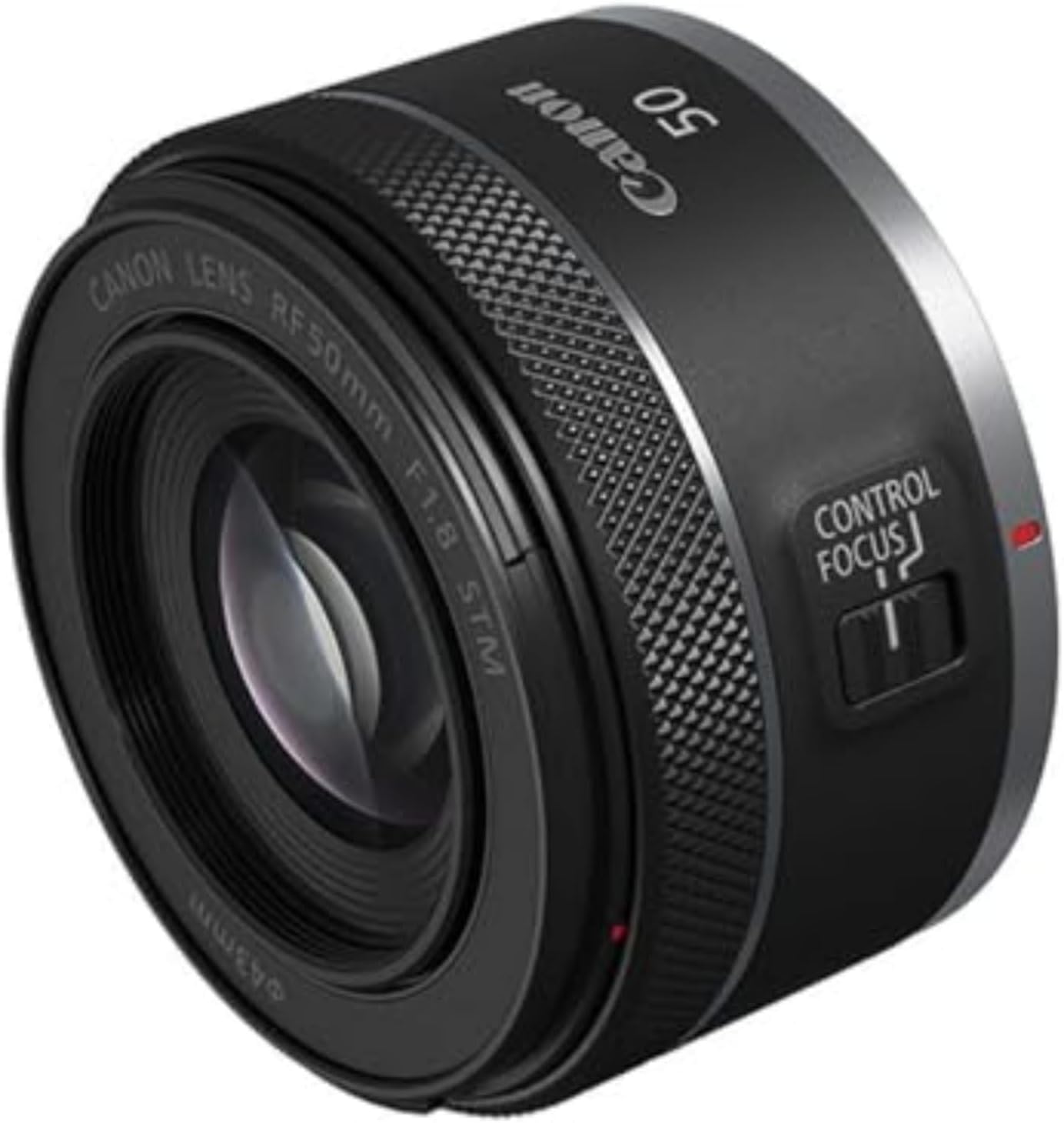 Canon RF50mm F1.8 STM Lens, Mirrorless Lens, Fixed Focal Length, Compatible with EOS R Series Mirrorless Cameras, Compact, Lightweight Design, Portraits, Landscapes, Photography, Black