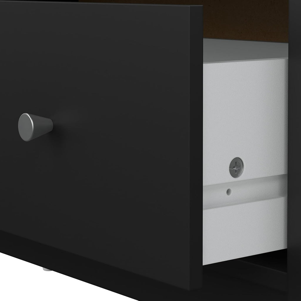 Tvilum Portland Black 4-Piece Bedroom Set