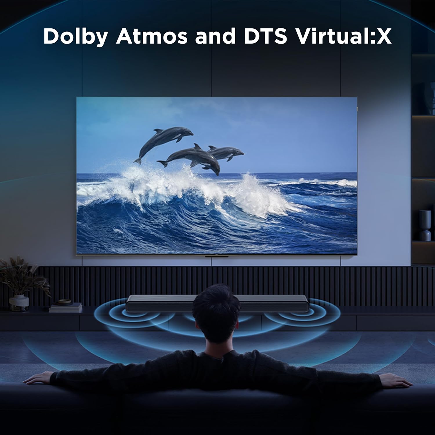TCL S55H 2.1 Sound Bar with Wireless Subwoofer for Smart TV | Dolby Atmos DTS:X Auto Room Calibration| 220W Power Wireless Bluetooth Home Theater Audio | App Control & Remote Control | Latest Model