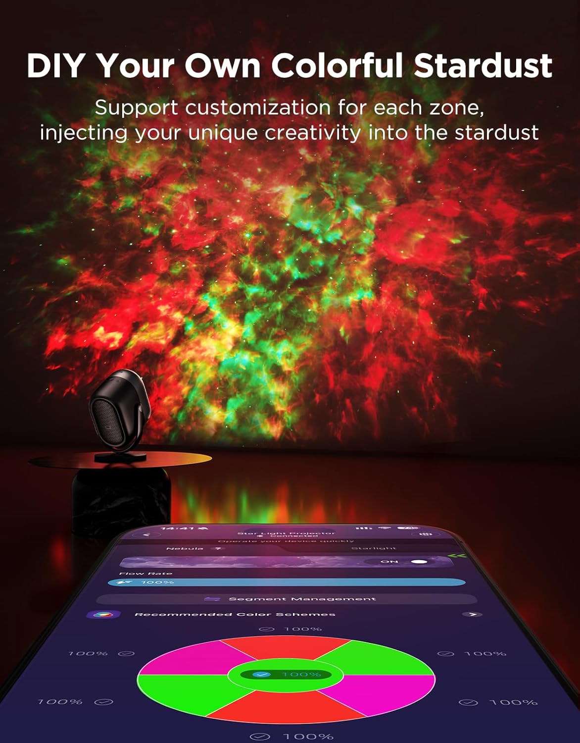 Govee Nebula Star Projector Lights Bundle with Govee Star Light Projector with Ocean Wave Ripple Effects