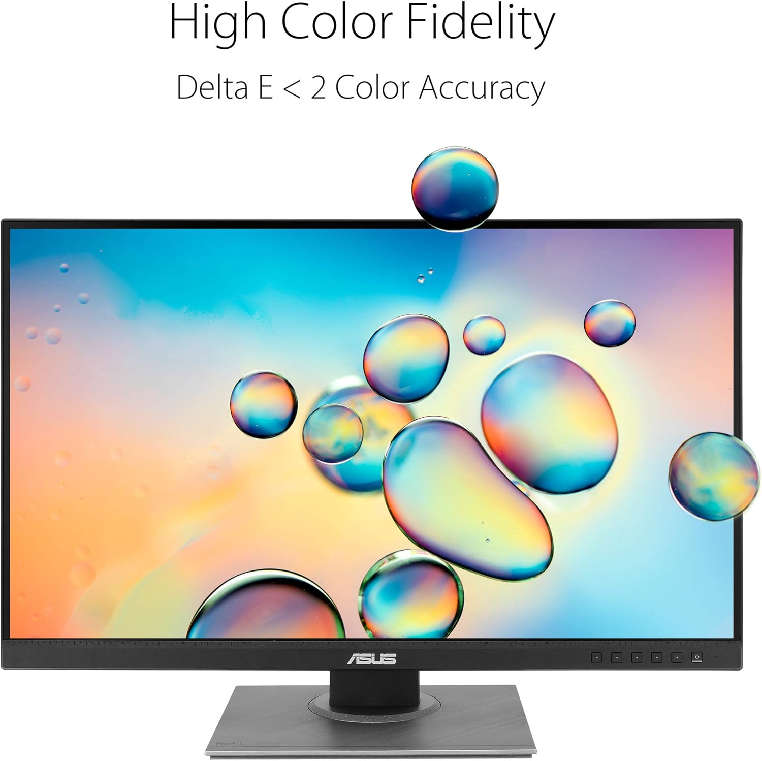 ASUS ProArt Display PA278QV 27” WQHD (2560 x 1440) Monitor, 100% sRGB/Rec. 709 ΔE < 2, IPS, DisplayPort HDMI DVI-D Mini DP, Calman Verified, Eye Care, Anti-Glare, Tilt Pivot Swivel Height Adjustable