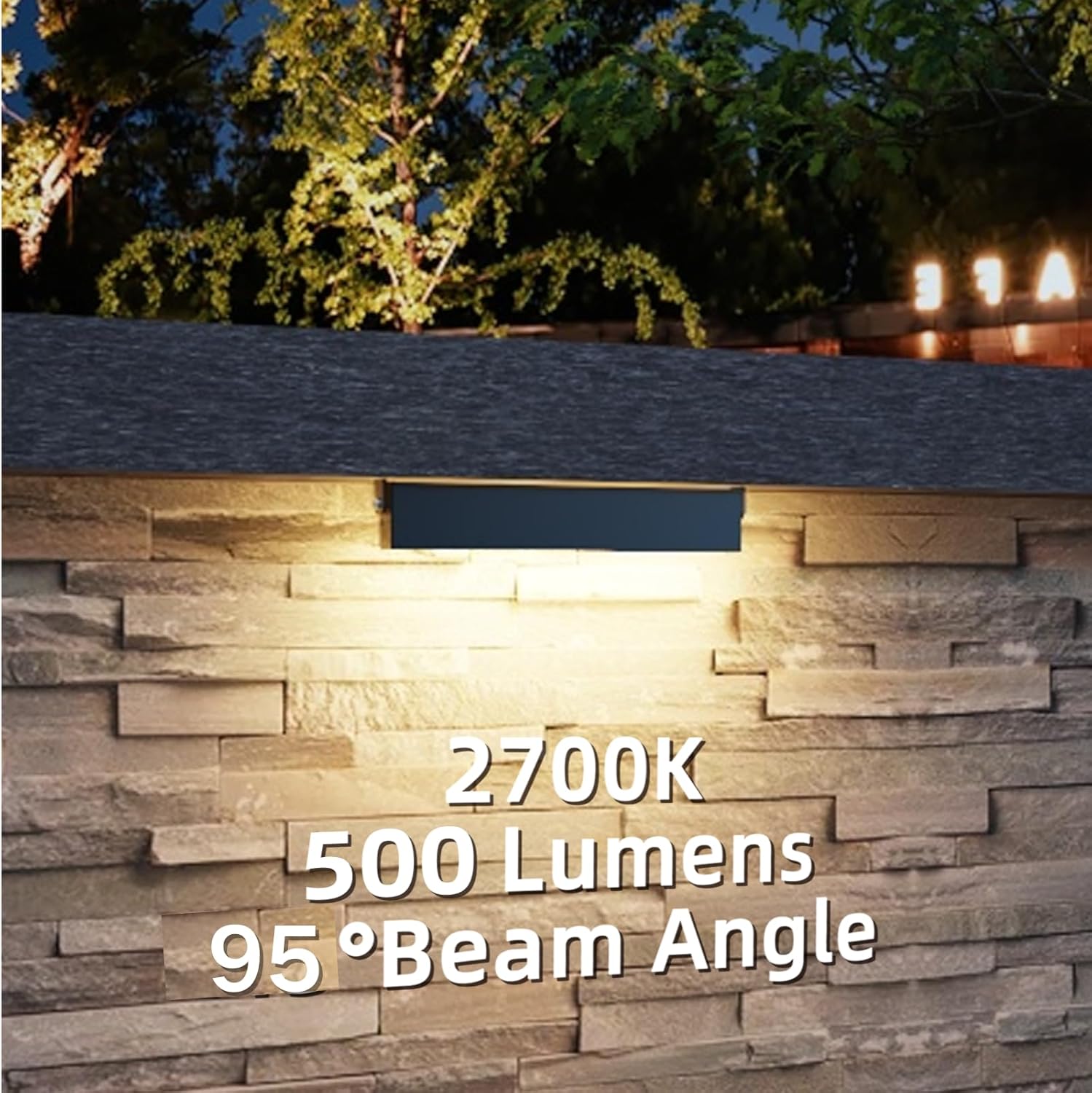 12 Pack 7 Inch Retaining Wall Lights, 5W LED Hardscape Lighting 12V AC/DC Low Voltage Step Lights Outdoor, 2700K Soft White IP65 Waterproof Landscape Lighting for Patio Walls Stairs, ETL