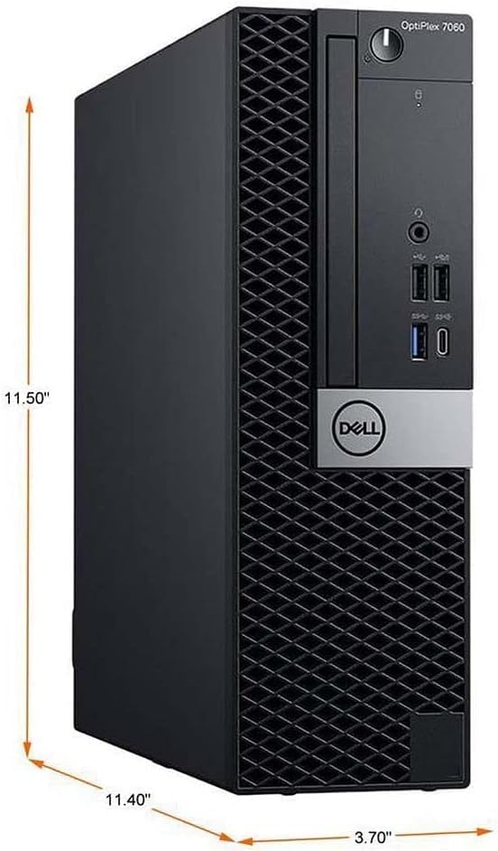 Dell OptiPlex 7060 SFF PC | Intel Core i5-8500 | 32GB RAM | 1TB NVME | Windows 11 Pro | Built in AX210 Wi-Fi+ BT | Small Form Factor Desktop Computer (Renewed)