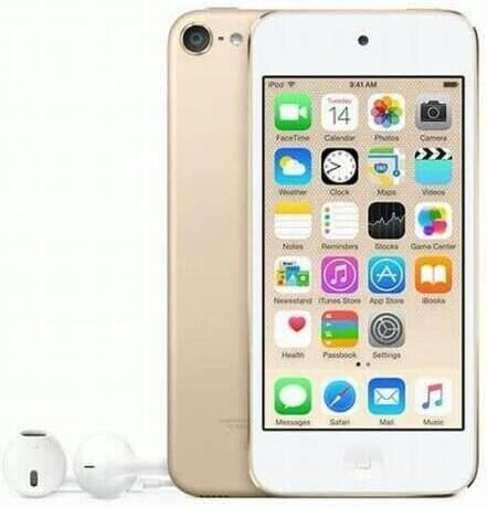 M-Player Compatible with MP4/MP3 - Apple iPod Touch 6th Generation 128gb (Gold) (Renewed)