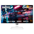 BenQ EW270Q 27" QHD Gaming Monitor, 200Hz, 90% P3 IPS, 65W USB-C, Dual 5W Speakers, Exceptional Audiovisual Enjoyment for Movie & Binge