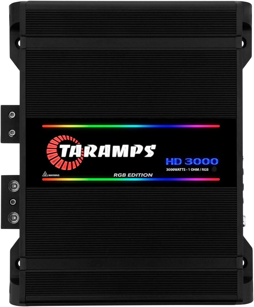 Taramps HD 3000 1 Ohm Black RGB 1 Channel Amplifier 3000 Watts RMS Digital, 108 RGB Effects, Crossover, Low/High Pass, Bass Boost, Car Audio System, Monoblock Full Range, LED Monitor Indicator, HD 3k