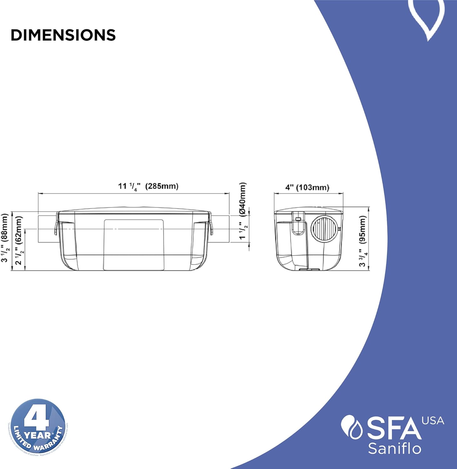 SANIFLO Sanineutral - Neutralizes Acidic Condensate - Residential & Commercial