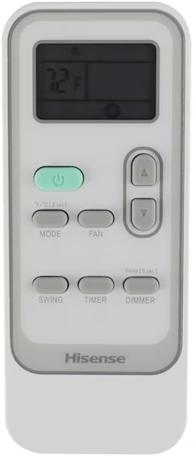 Hisense 7000-BTU DOE (115-Volt) White Vented Wi-Fi enabled Portable Air Conditioner 3 modes (Cooling, Fan, Dehumidifier), Remote, Noise level 49 dB, Cools 300-sq ft - AP0722CW1W (Renewed)